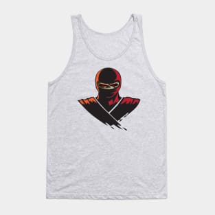 Ninja Skull With Red Eyes Awesome! Tank Top